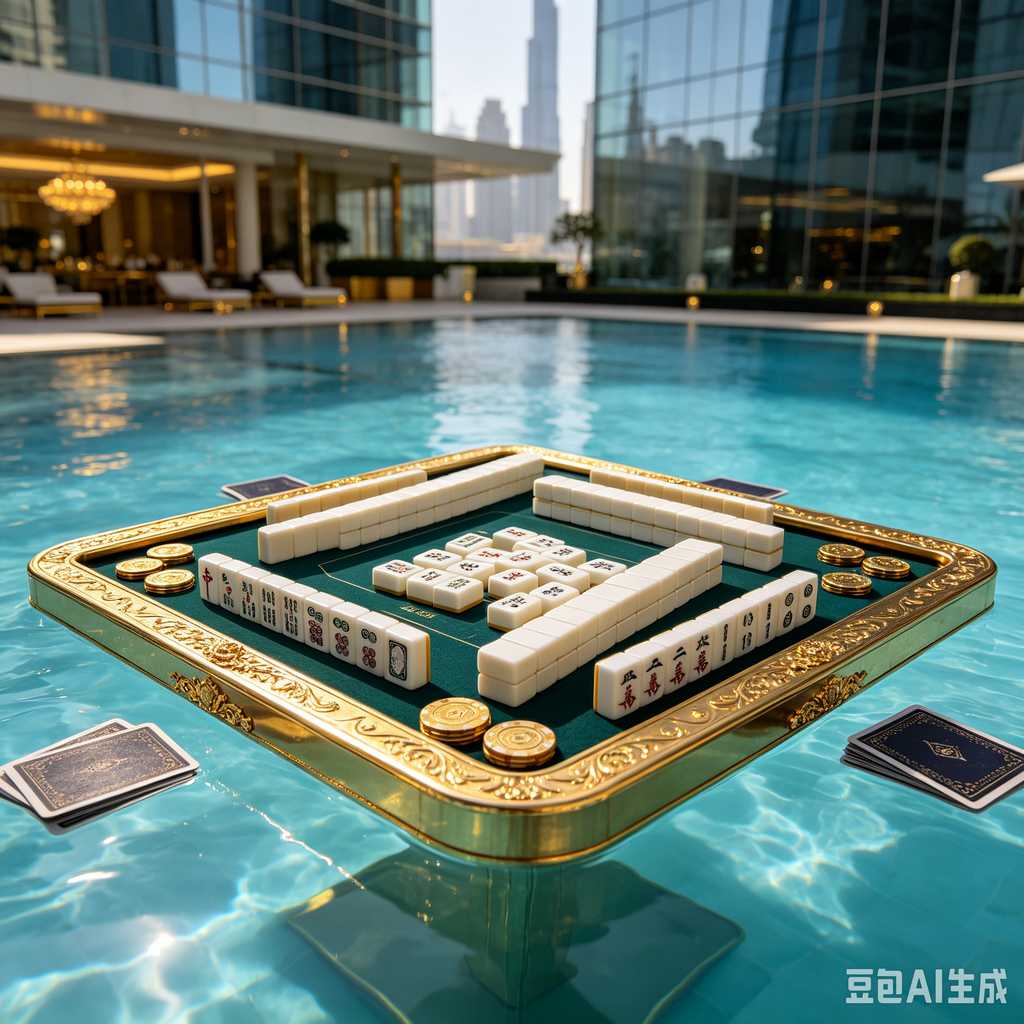 carved pattern mahjong set