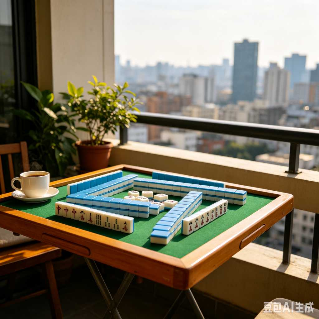 handheld mahjong tiles set