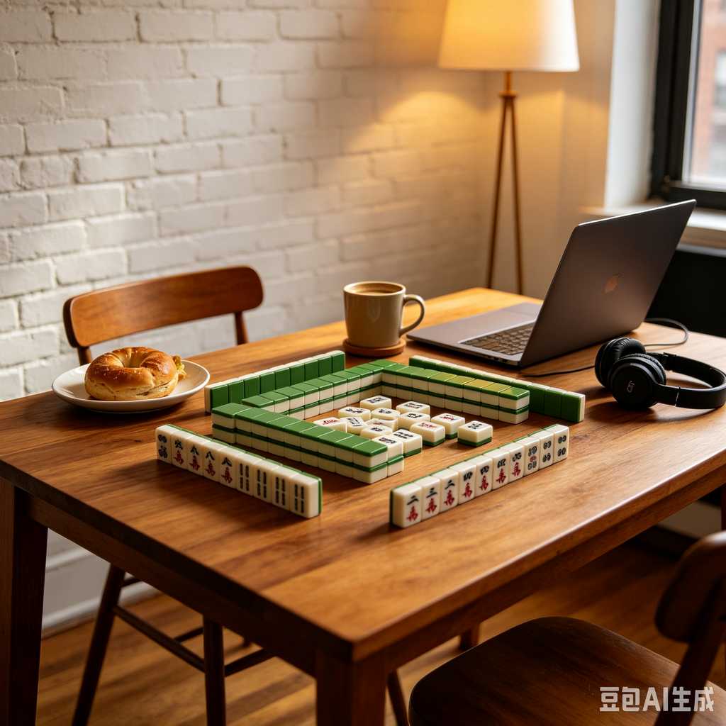 minimalist mahjong tiles