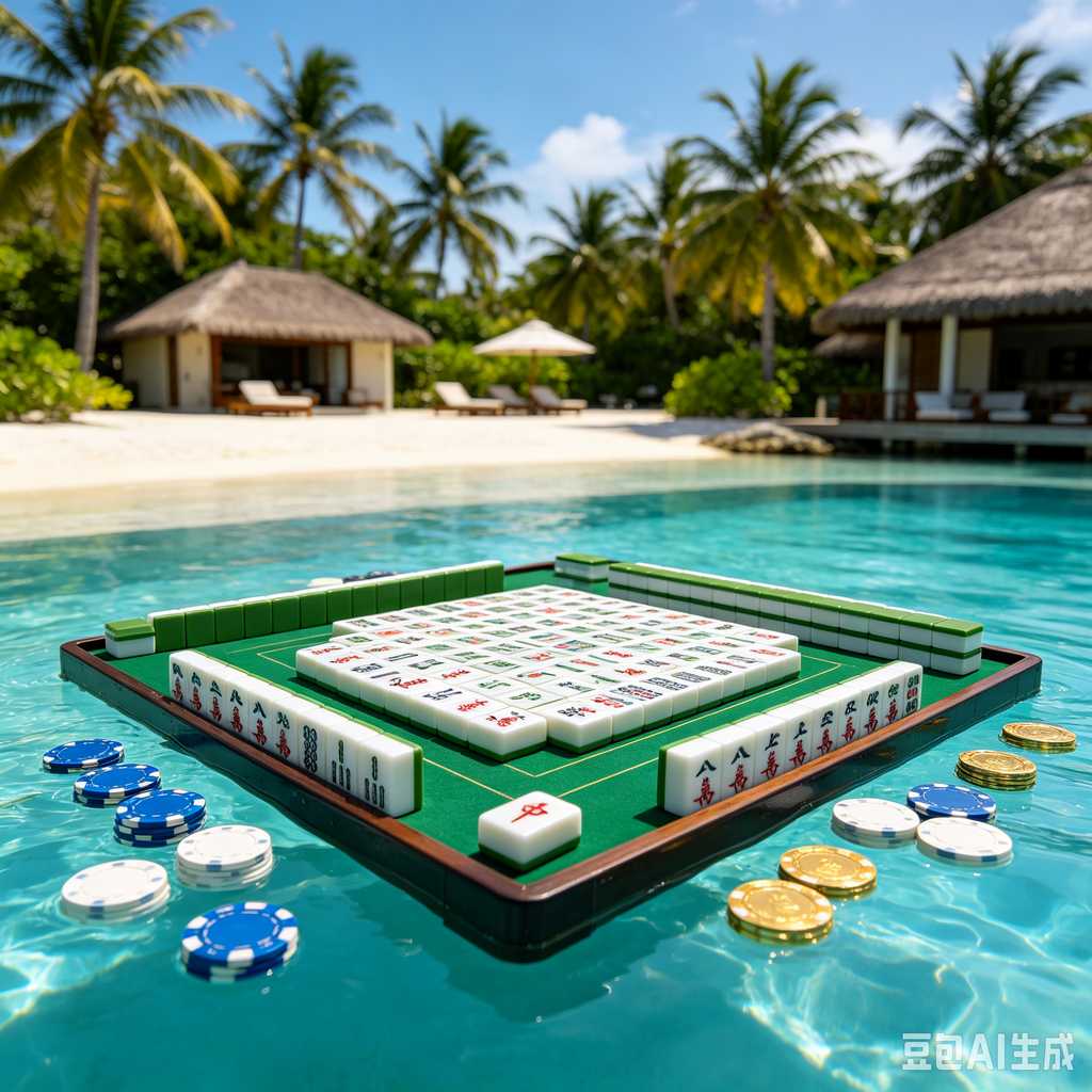 flat print mahjong set